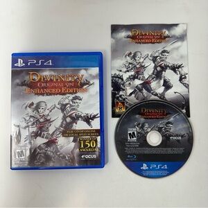 Divinity: Original Sin -- Enhanced Edition (Sony PlayStation 4, 2015) w/ Manual